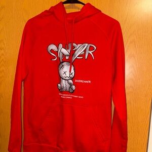 Daydreamer Red Super Graphic Hoodie